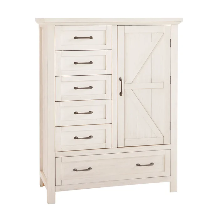 Westfield Chifferobe – Brushed White WF-CF-8125SD-BWH by Westwood Baby at Old Brick Furniture & Mattress Co.
