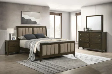 Wilkes 4-piece Queen Bedroom Set Dark Cocoa / CS-224421Q-S4