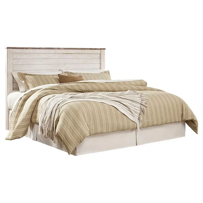 Willowton – Whitewash – King/cal King Panel Headboard