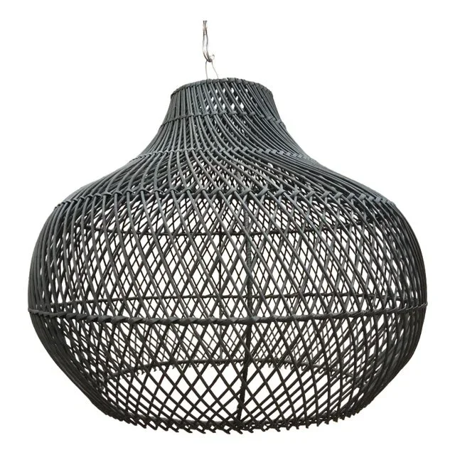 XXL Rattan Pendant Light Natural Rattan Light Fixture