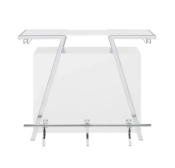 Zena Bar Table W/LED ZN600WBL by Steve Silver at Old Brick Furniture & Mattress Co.