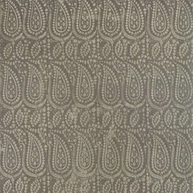 Zoffany Folies Fabric in Logwood Grey